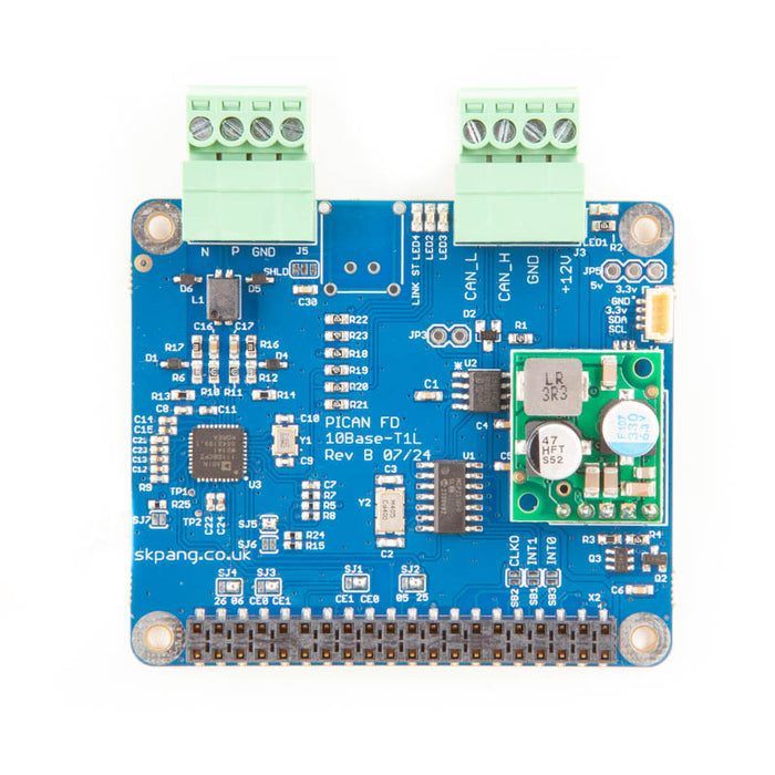 PiCAN FD Board with 10Base-T1L for Raspberry Pi