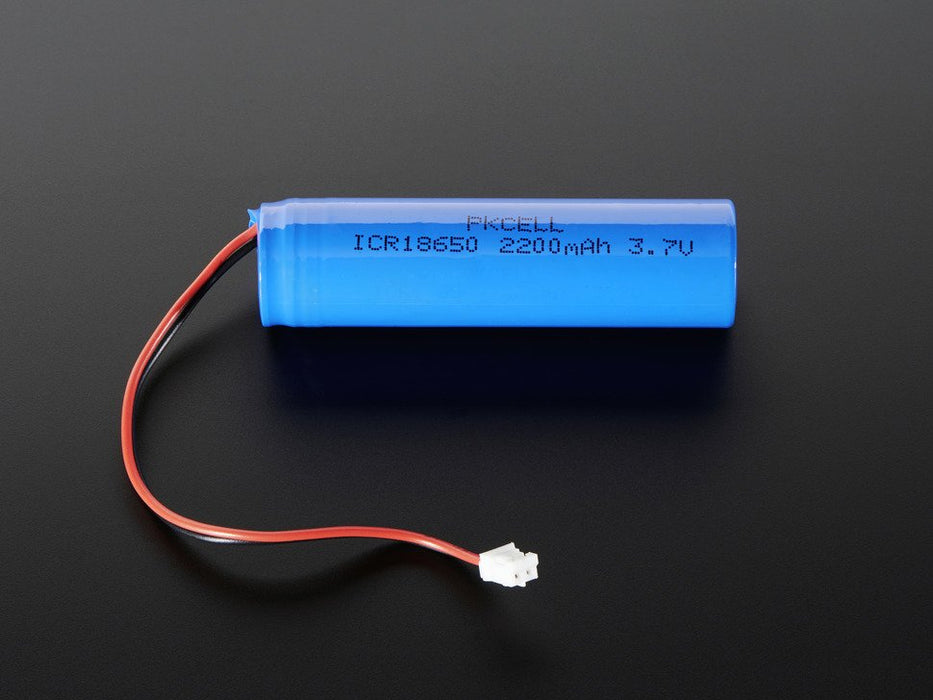 LITHIUM ION CYLINDRICAL BATTERY - 3.7V 2200MAH